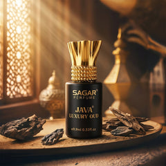 Roll on attar perfume detail