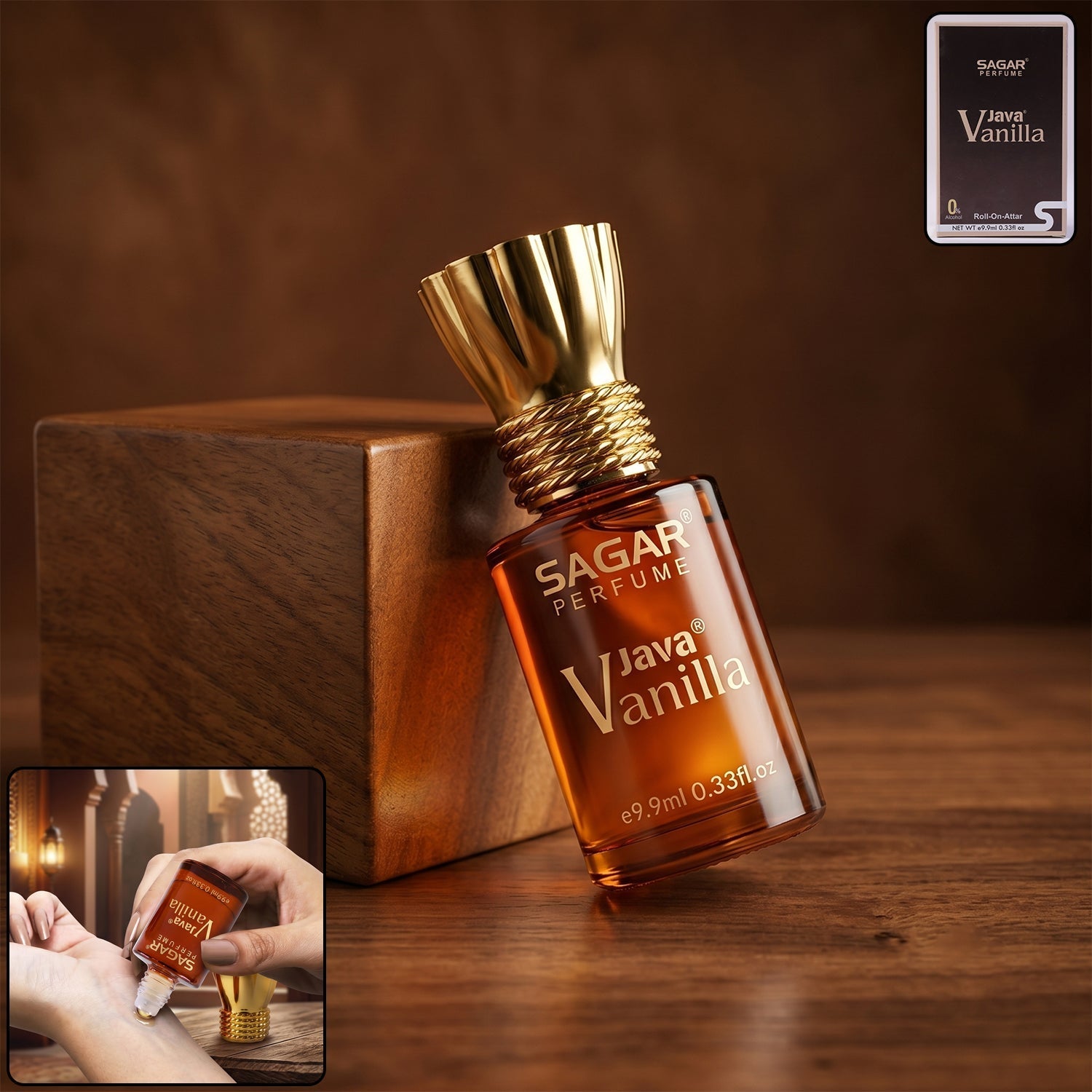 Java Vanilla roll on attar oil