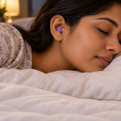 Purple Noise Reducing Earplugs