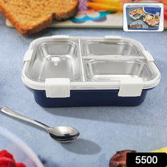 Stackable lunch box compartments with sealed silicone rings