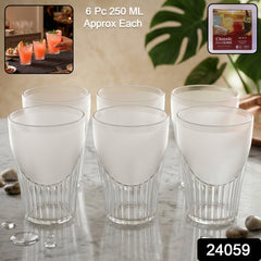 Juice glass set pack