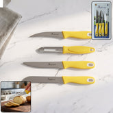 SS kitchen knife peeler combo set