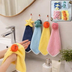 Decorative fruit motif kitchen towel