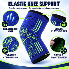 Compression knee brace pain relief