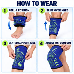 Knee sleeve fabric detail