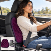 Purple Quilted Back Cushion