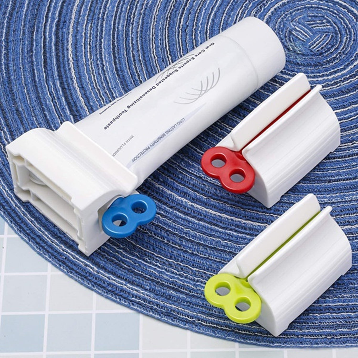Toothpaste tube squeezer with stable ABS stand holder