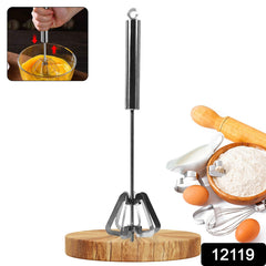 Close-up of QuickWhisk 360 hand push mixer