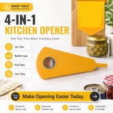 Stainless steel bottle opener tool