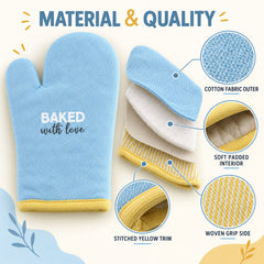 Textured Grip Oven Mitt