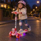 Kids 3 wheel kick scooter adjustable handlebar