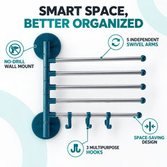 Rack swivel bars detail
