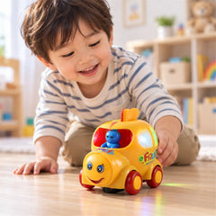 Cartoon Driver Fruit Car