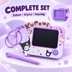 Purple Tablet and Stylus Set
