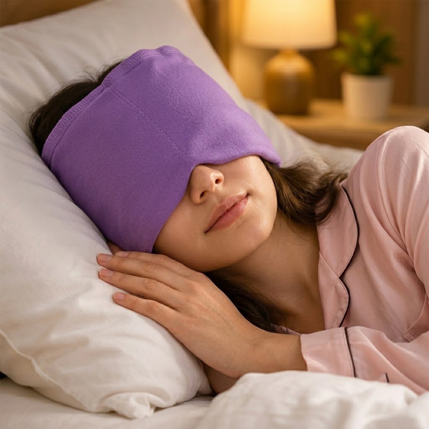 Purple Head Comfort Cap