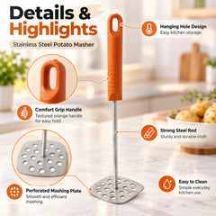 Pav bhaji vegetable masher kitchen