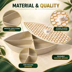 Leaf Shape Dry Fruit Container