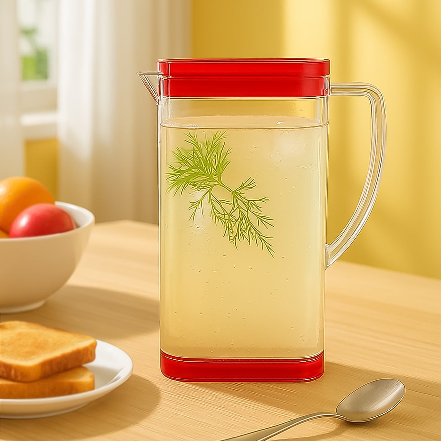 2000ml square plastic jug for water & juice
