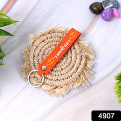 Close-up of Shree Ram Loop on Keychain