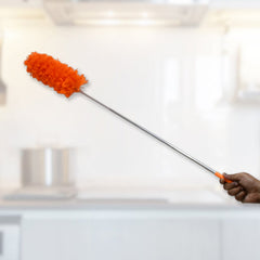 Flexible microfiber duster head