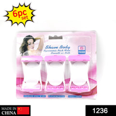 VelvaBloom disposable razors showing ergonomic handles