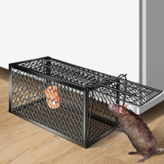 Foldable live animal trap cage