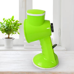 6 in 1 Multi functional Vegetable Cutter & Slicer Hand Machine Cutting, Slice, Cut Thick, Cut Silk All in one Γ’β¬βVegetable Chopper Cutter & Slicing Cutter Barrel - Vegetable Grater with 6 Removable Blades