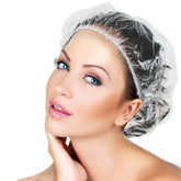 Disposable shower caps 10 pack plastic hair covers