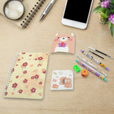 Cartoon Stationery Box Cartoon Design School Box Book , diary , Pen , Eraser, Sharpner , Sticker & Pen Refill Student Gift School box (1 box)