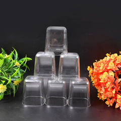 Glass Bliss Diamond Design Plastic Glasses