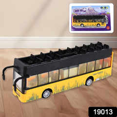 Side View of London Double Decker Sightseeing Bus Toy