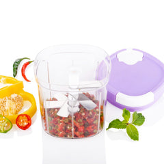 Top view of Handy Chopper and Slicer showing design
