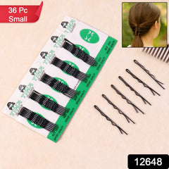 Small black hair pins for styling