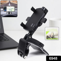 Mobile phone holder stand attached to desk