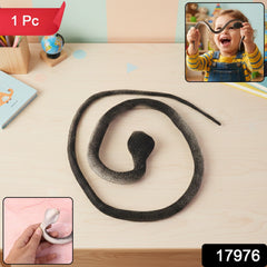 Flexible realistic snake toy for fun and garden use