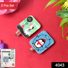 Cute clamp style self-adhesive hook