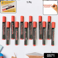 Marker Red Ink, Bold Tip, Quick-Dry Alcohol-BQased Marker (1 Pc)