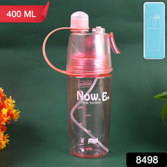 Multicolor 2-in-1 water bottle for sports and hydration