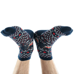 Colorful assorted men's socks