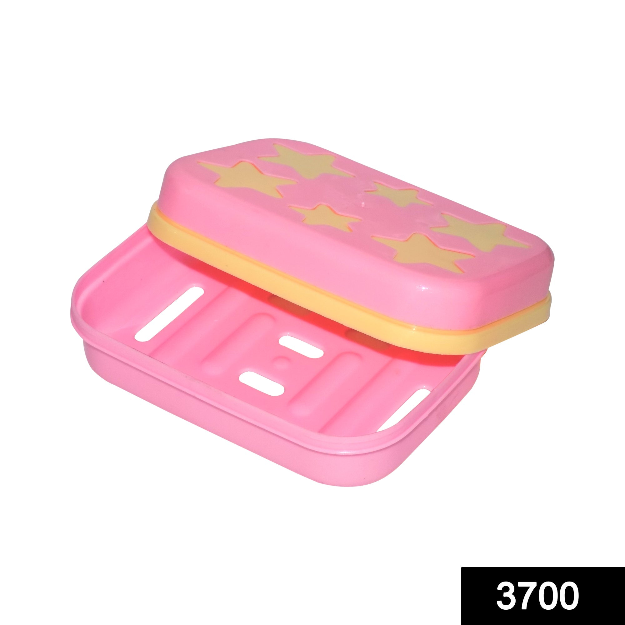 Star-shaped soap case holder for stylish bathroom use.