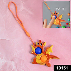 Close-up of dragon fidget pop it toy