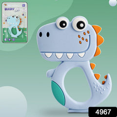 Assorted silicone dinosaur baby teethers