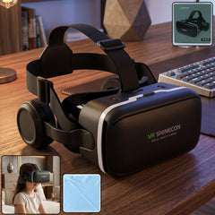 3D / HD VR Glasses Virtual Reality Goggles Headset for iOS for Android Smartphone VR Goggles-For 3D VR Movies Video Games with Headphones (1 Pc)