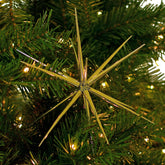 3D Gold Star Hanging Decoration Star, Acrylic Look Hanging Luminous Star for Windows, Home, Garden Festive Embellishments for Holiday Parties Weddings Birthday Home Decoration (Big)