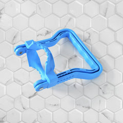 Hydro Hold plastic water bottle carrier handle in use