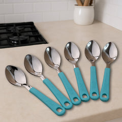 Elegant stainless steel tea spoon by Supermom