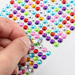 Application of crystal stickers on mobile phone and craft projects