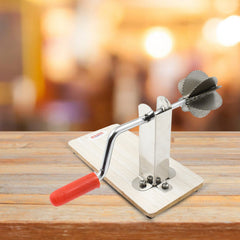 Coconut grater machine in kitchen setting