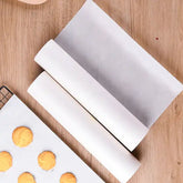 Roll of non-stick parchment paper for baking and cooking