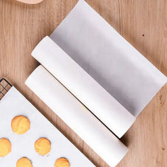 Roll of non-stick parchment paper for baking and cooking